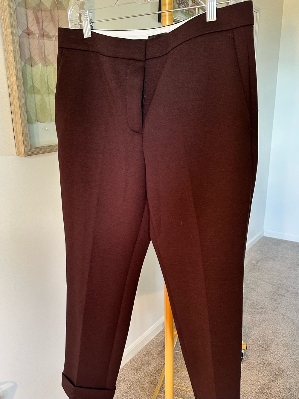 Ann Taylor Cuffed Straight Leg Dress Pants - Size 10